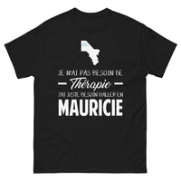 Thumbnail for T-shirt Mauricie noir - Besoin d'un break humoristique
