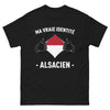 T-shirt Alsacien noir - Ma vraie identité Alsacien