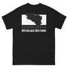 T-shirt Bretagne noir - Fierté et délices bretons