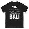 T-shirt Bali noir - Je n'ai pas besoin de thérapie