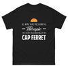 T-shirt Cap Ferret noir - Pas de thérapie, juste besoin du Cap Ferret