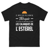 T-shirt Calanques de l'Estérel noir - Pas besoin de thérapie