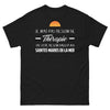T-shirt Saintes-Maries-de-la-Mer noir - Je n'ai pas besoin de thérapie