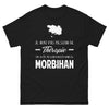 T-shirt Morbihan noir - Je n'ai pas besoin de thérapie
