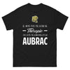 T-shirt Aubrac noir - Pas besoin de thérapie
