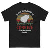 T-shirt Corrèze noir - Je veux juste partir en Corrèze