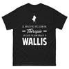 T-shirt Wallis noir - Je n'ai pas besoin de thérapie, juste d'évasion