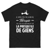 T-shirt Presqu'île de Giens noir - Je n'ai pas besoin de thérapie