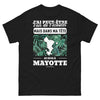 T-shirt Mayotte noir - J'ai peut-être l'air de t'écouter