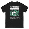 T-shirt Guadeloupe noir - J'ai peut-être l'air de t'écouter