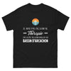 T-shirt Bassin d'Arcachon noir - Thérapie Non Nécessaire
