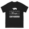 T-shirt Saint-Mandrier noir - Pas besoin de thérapie