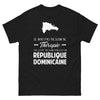 T-shirt République Dominicaine noir - Je n'ai pas besoin de thérapie