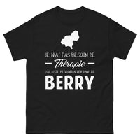 Thumbnail for T-shirt Berry noir - Pas de thérapie, juste du bonheur