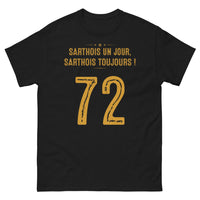 Thumbnail for T-shirt Sarthe noir - Un clin d'œil à vos racines