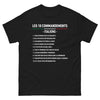 T-shirt Italie noir - Les 10 Commandements de la table
