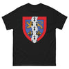 T-shirt Bretagne noir - Hermine, fleurs de lys et lion