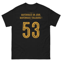 Thumbnail for T-shirt Mayenne noir - Mayennais un jour, toujours