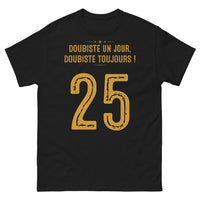 Thumbnail for T-shirt Doubs noir - Doubiste un jour, toujours avec style