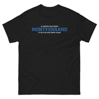 Thumbnail for T-shirt Montferrand vs Toulon noir - Je supporte deux équipes