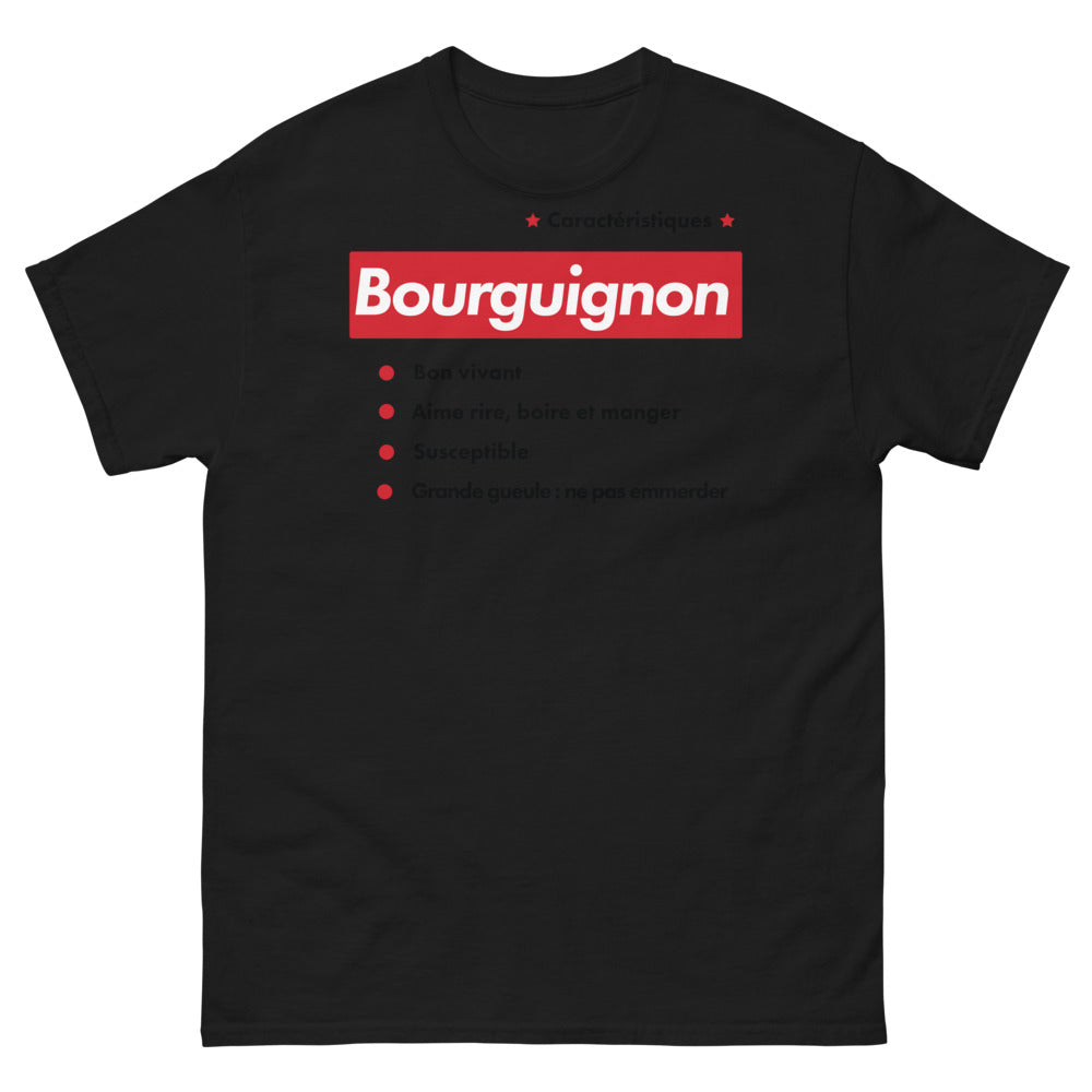 T-shirt Bourgogne noir - Esprit bon vivant et humoristique