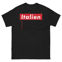 Thumbnail for T-shirt Italie noir - À ne pas emmerder avec humour