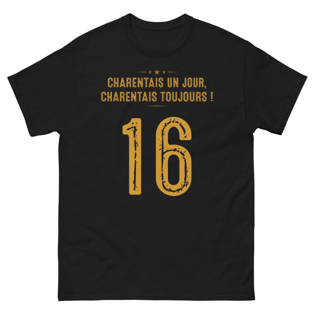 T-shirt Charentais noir - Un Jour, Toujours