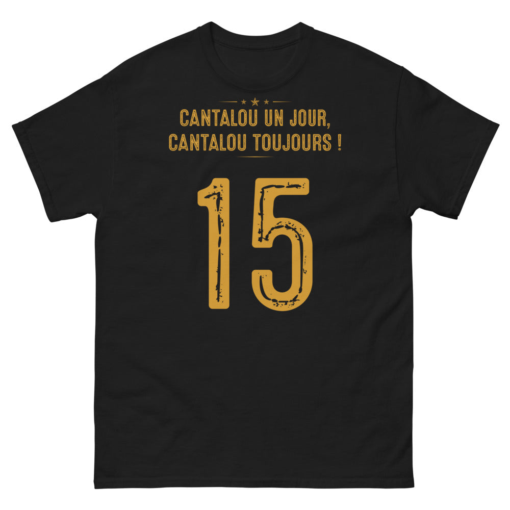 T-shirt Cantalou noir - Cantalou un jour, Cantalou toujours