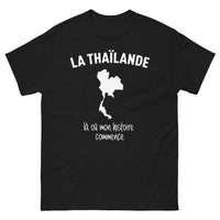 Thumbnail for T-shirt Thaïlande noir - La Thaïlande, là où mon histoire commence