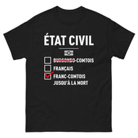Thumbnail for T-shirt Franc-Comtois noir - Fier jusqu'à la mort