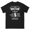 T-shirt Bretagne noir - Transformateur officiel de lait et pommes