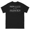 T-shirt Alsace noir - Je ne suis pas Français, je suis Alsacien