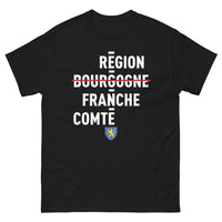 Thumbnail for T-shirt Bourgogne-Franche-Comté noir - Hommage à la région