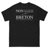 T-shirt Bretagne noir - Je ne suis pas français, je suis breton