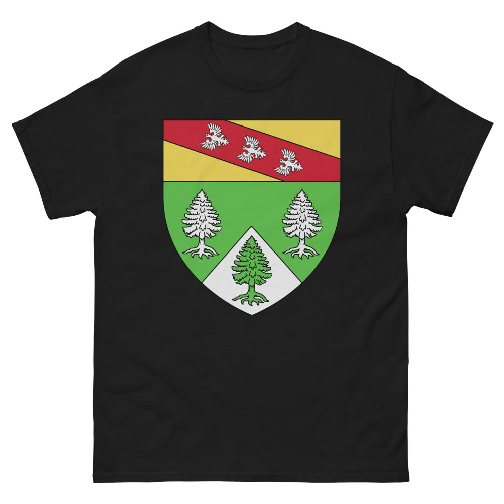 T-shirt Saint-Jean-de-Monts noir - blason de la ville