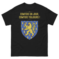 Thumbnail for T-shirt Franche-Comté noir - Comtois un jour, Comtois toujours