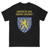 T-shirt Franche-Comté noir - Comtois un jour, Comtois toujours