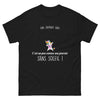 T-shirt Bretagne noir - Une journée sans crêpe, c'est un peu comme une journée sans soleil