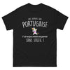 T-shirt Portugal noir - Une journée sans soleil