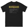 T-shirt Normand noir - Attachez-vous, le Mont Saint-Michel nous appartient !