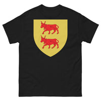 Thumbnail for T-shirt Occitanie jaune - Deux Bœufs Rouges sur fond jaune