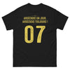 T-shirt Ardèche noir - Ardéchois un Jour, Ardéchois Toujours