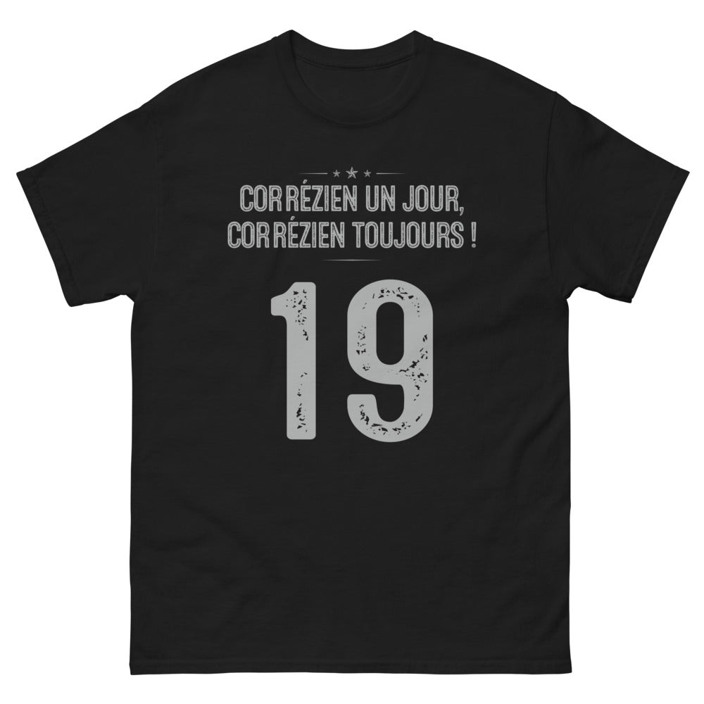 T-shirt Corrézien noir - Un Jour, Toujours!