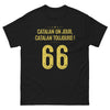 T-shirt Catalan noir - Catalan un jour, Catalan toujours