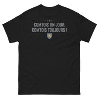 Thumbnail for T-shirt Franche-Comté noir - Comtois Un Jour, Comtois Toujours