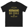 T-shirt Normandie noir - C'est du sang normand qui coule