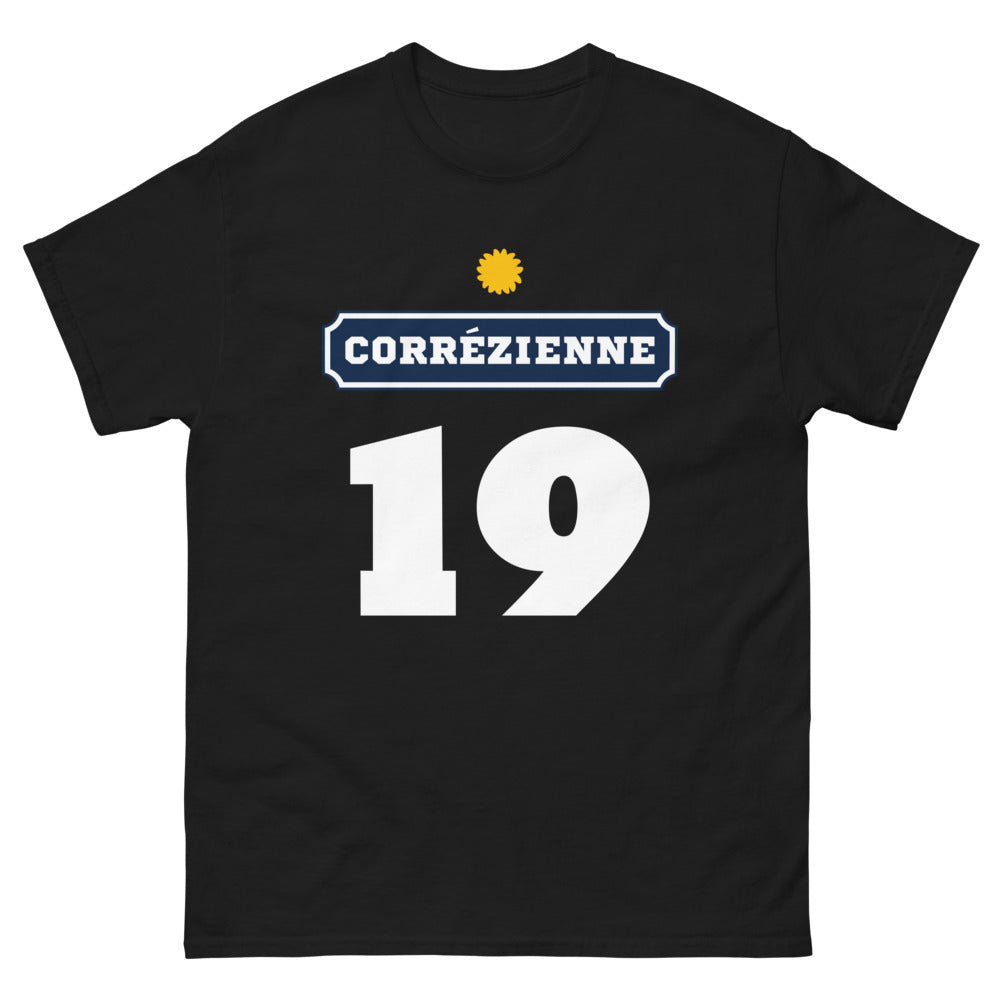 T-shirt Corrézien noir - Hommage à la belle région