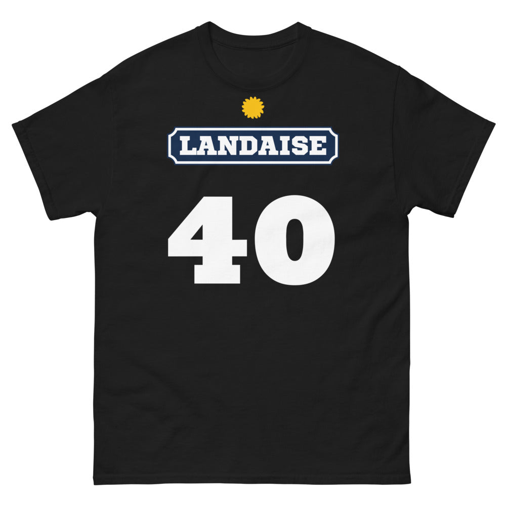 T-shirt Landes noir - design sombre et mystérieux