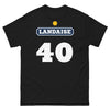 T-shirt Landes noir - design sombre et mystérieux