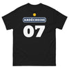 T-shirt Ardèche noir - Fier de ses racines